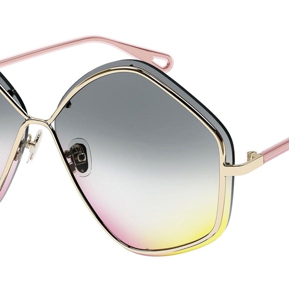 Chloé Layha Gold Multicolored Gradient Sunglasses CH0065S - Picture 5 of 5
